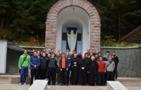 bohoslovci s predstavenými pri Studničke na Starých Horách 29.09.2012