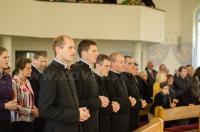 obliečka piatich bohoslovcov počas slávnostnej sv. omše 6.10.2013