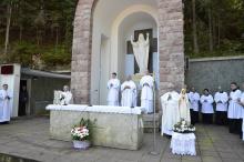 Svätá omša na Studničke v Starých Horách  05.05.2012