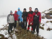 Na vrcholci kopca Volovec (2 063 m. n. m.)
