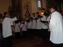 Koncert Scholy cantorum KSFX v Prenčove 8.1.2012